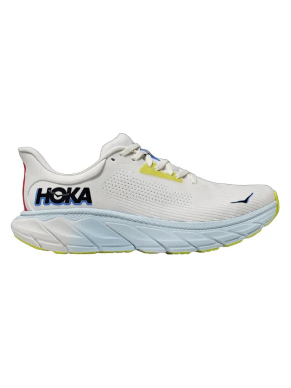 Hoka One One Men's Blanc De Blanc Virtual Blue Arahi 7 Running Shoes Size 9D
